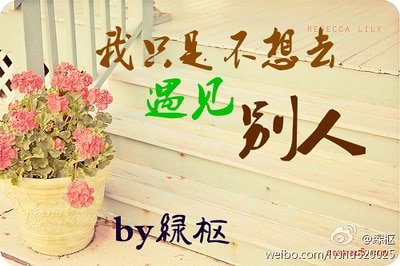 我只是不想去遇见别人