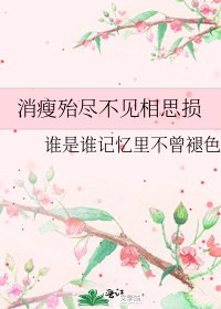 《消瘦殆尽不见相思损》