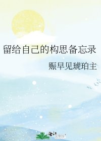 《留给自己的构思备忘录》