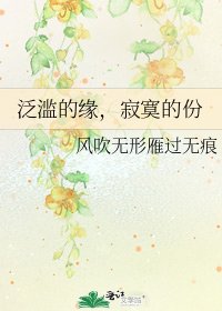 《泛滥的缘,寂寞的份》