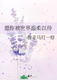 《愿你被世界温柔以待》