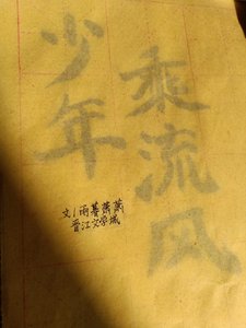 《少年乘流风》