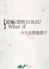 《【超蝙/逆转白灰AU】What if》